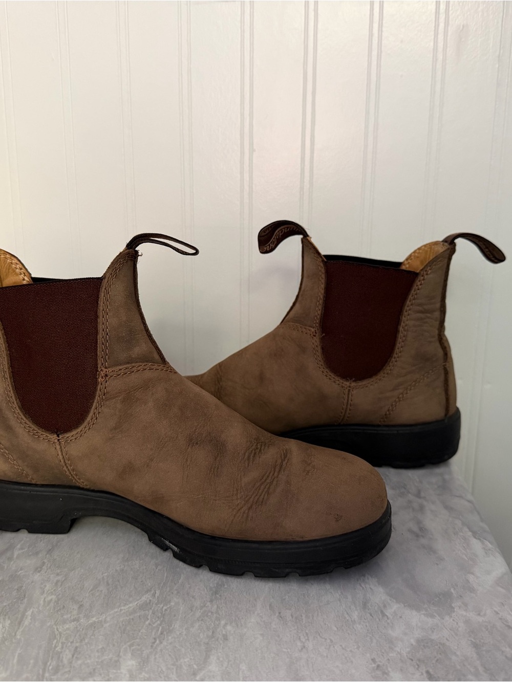BLUNDSTONE 585 Chelsea boot 5.5 (US women 8.5 men 6.5) in rustic brown - Picture 2 of 8